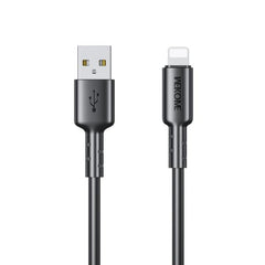 CABLE USB A LIGHTNING  WDC-01I WEKOME NEGRO