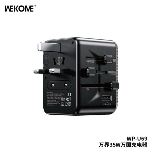 CUBO CARGADOR 35W MODELO WP-U69  WEKOME