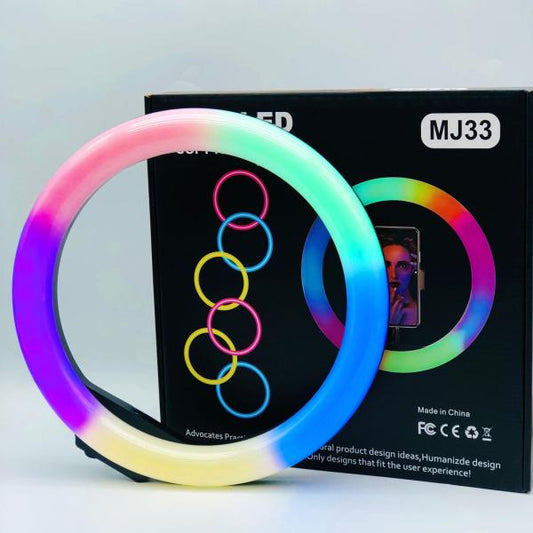 ARO DE LUZ 33 CM (MJ-33/MJ-338) RGB