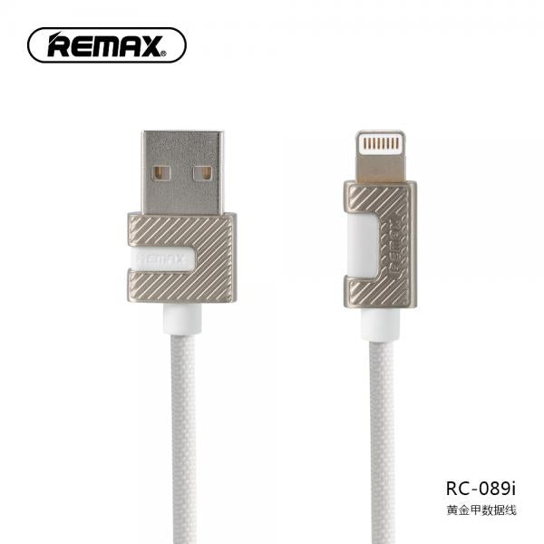 Cable USB Lightning RC-089I Metal Remax - Blanca
