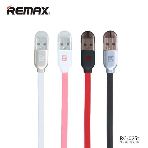 Cable USB Lightning Micro B RC-025T Binary 2EN1 Remax - Rojo