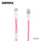 Cable USB Lightning Micro B RC-025T Binary 2EN1 Remax - Rojo