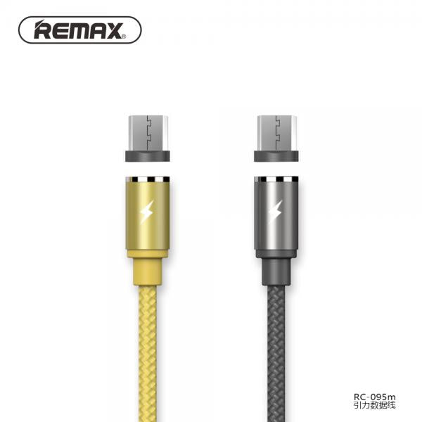 Cable USB Micro B RC-095M Gravity Series Remax - Dorado