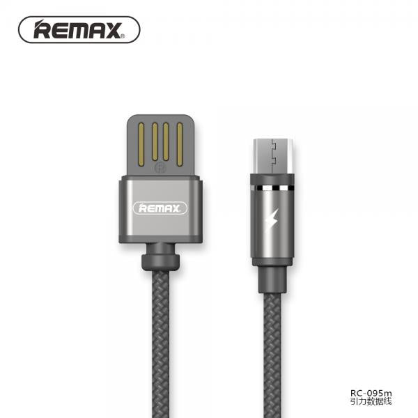 Cable USB Micro B RC-095M Gravity Series Remax - Dorado