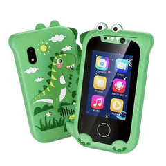 CAMARA DIGITAL  DISEÑO CELULAR DINOSAURIO  MODELO KP09 VERDE