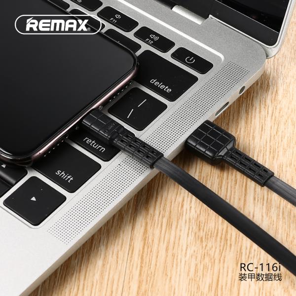 Cable USB Lightning RC-116I Armor Remax - Blanco