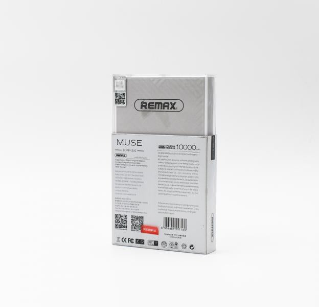 Bateria de Emergencia RPP-34 10.000mah Remax - Gris