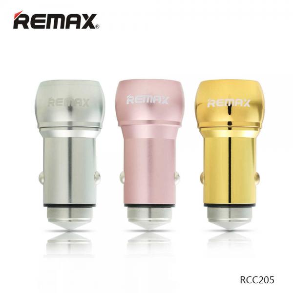 Cargador Cubo Carro RCC205 Remax - Rosado