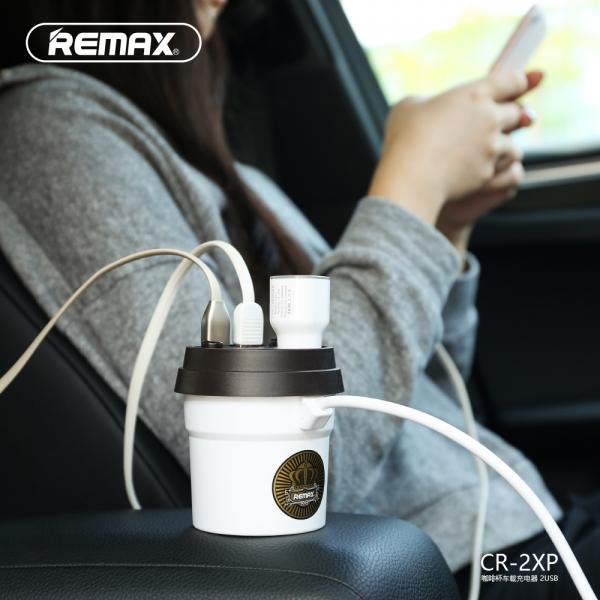Cargador Cubo Carro CR-2XP Remax - Negro