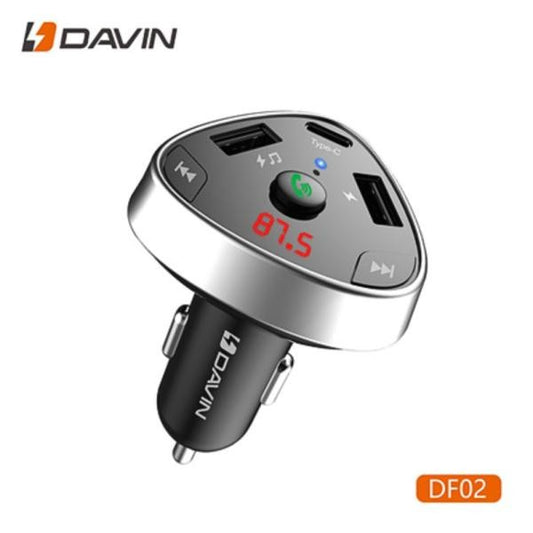TRANSMISOR BLUETOOTH MODELO DF02 DAVIN NEGRO