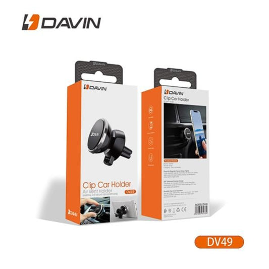 HOLDER MAGNETICO DE CARRO PARA REJILLA MODELO DV49 DAVIN  NEGRO