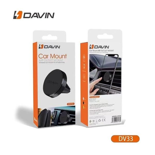 HOLDER DE CARRO MAGNETICO  MODELO DV33 DAVIN  NEGRO