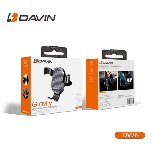 HOLDER PARA CARRO  MODELO DV26 DAVIN  NEGRO