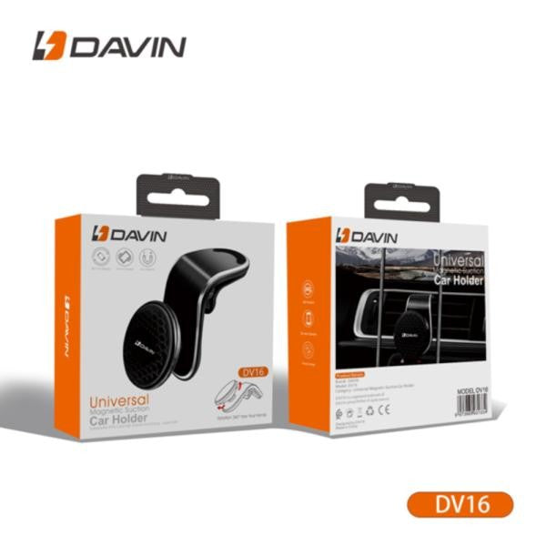 HOLDER PARA CARRO  MODELO DV16 DAVIN  NEGRO
