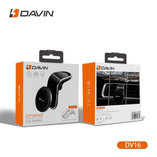HOLDER PARA CARRO  MODELO DV16 DAVIN  NEGRO