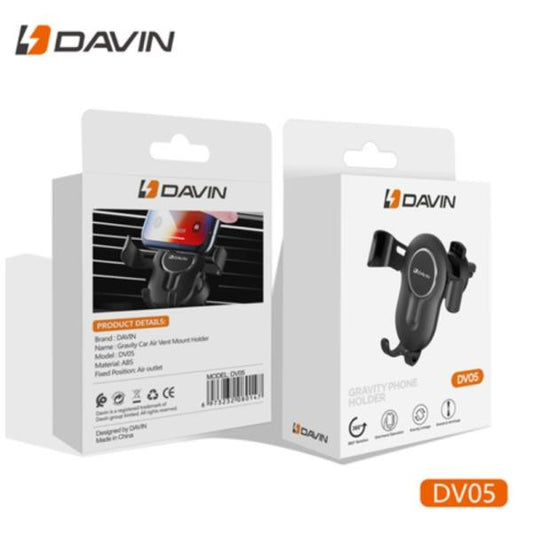HOLDER PARA CARRO  MODELO DV05 DAVIN  NEGRO