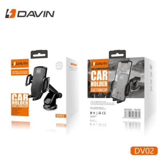 HOLDER PARA CARRO  MODELO DV02 DAVIN  NEGRO