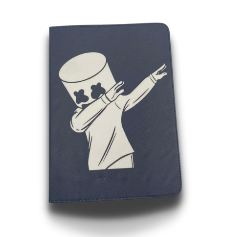 Estuche Agenda Tablet Giratorio Universal Diseño 10" - Marshmello