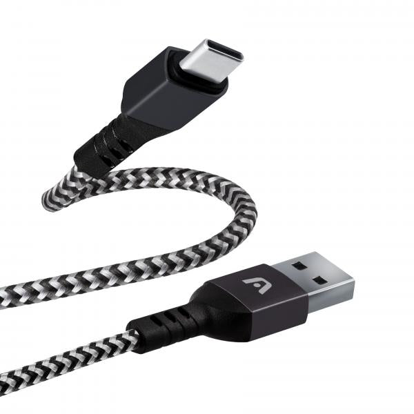 Argom cable dura forma type-c a USB 1.8m negro ARG-CB-0025BK Imagen secundaria del producto