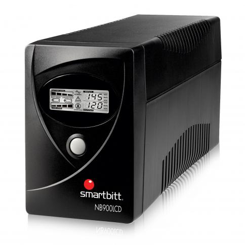 UPS Smartbitt 900va/480w 6OUTLETS 120V con Pantalla LCD SBNB900LCD
