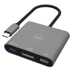Hub Unno Tekno HB1011GY 4 Puertos USB 3.0 5 Gbps