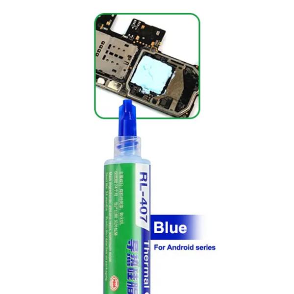 Pasta Termica para Procesadores RL-407 Relife - 6W Azul