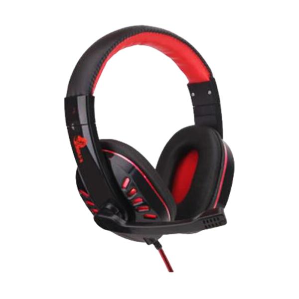 Audifonos Ezcool headset gaming rojo negro HP-600 Imagen secundaria del producto