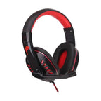 Headset Gaming X-LION con Microfono Red /black HP-600 3.5mm+ USB Port