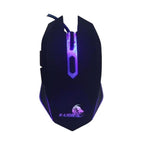 Mouse Gaming RGB X-LION MS-200 Alámbrico USB 2400 Dpi - Negro