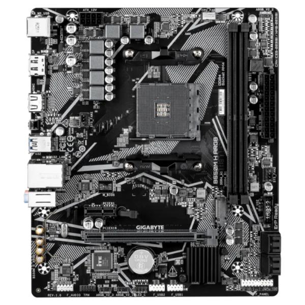 Gigabyte tarjeta madre AM4 micro ATX DDR4 B550M h ARGB Imagen principal del producto