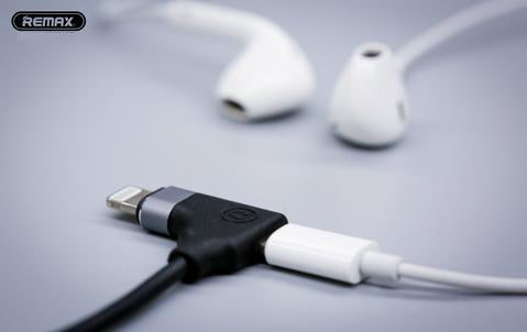 Cable USB Lightning RL-LA01 2 USB 15CM Remax - Blanco