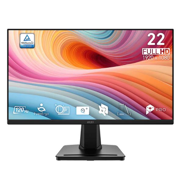Monitor Msi PRO MP225 E12VL 21.45" FHD 1920X1080 120 Hz Va ADAPTIVE-SYNC / HDMI / VGA 9S6-3PE0CM-024 - Negro