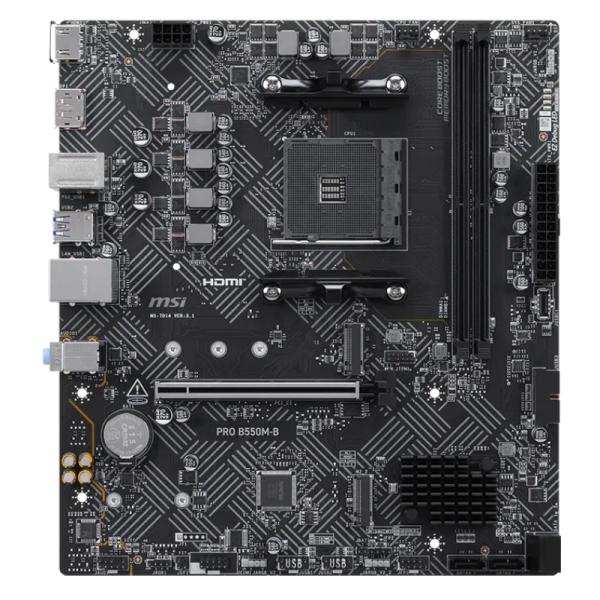 MSI tarjeta madre AM4 B550 PRO B550M-B Imagen principal del producto