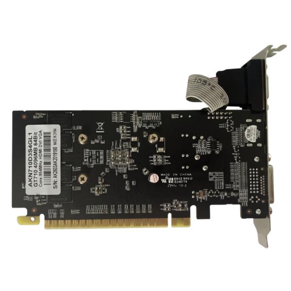 Arktek Tarjeta De Video 4GB DDR3 GeForce GT 710 AKN710D3S4GL1