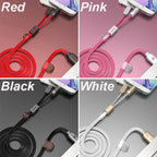 Cable USB Lightning Micro B RC-025T Gemini 2EN1 Remax - Negro