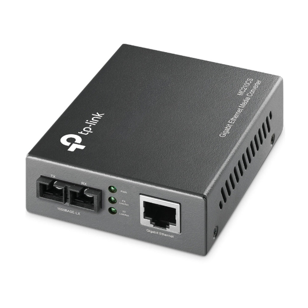 TP-Link MC210CS - Conversor de soportes de fibra - 1GbE 1000Base-FX, 1000Base-T