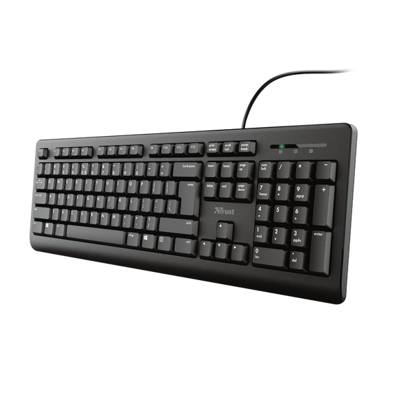 Trust Teclado Alambrico Primo USB Negro 23883