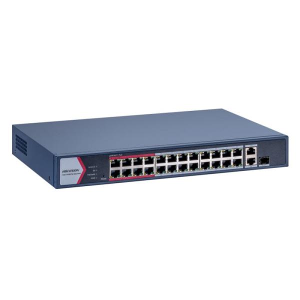 Switch Poe Smart Hikvision Ds-3e1326p-ei/m(o-std) (e) 24 Poe + 2 Gigabit 10/100 Mbps Administrable 301802709