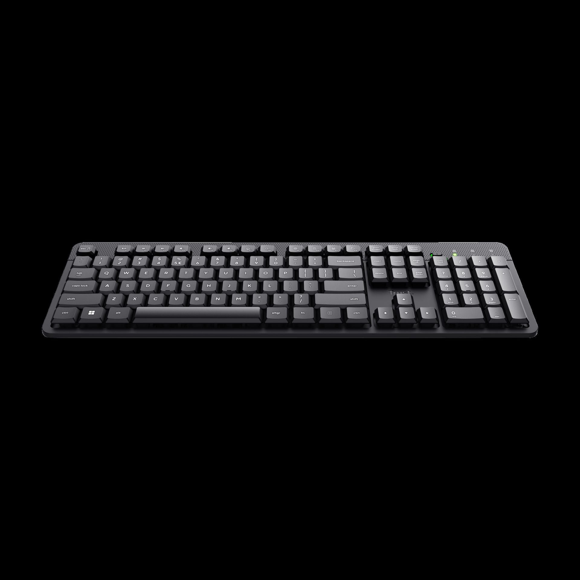 Trust Teclado Inalambrico en Español Fino y Silencioso - 25013