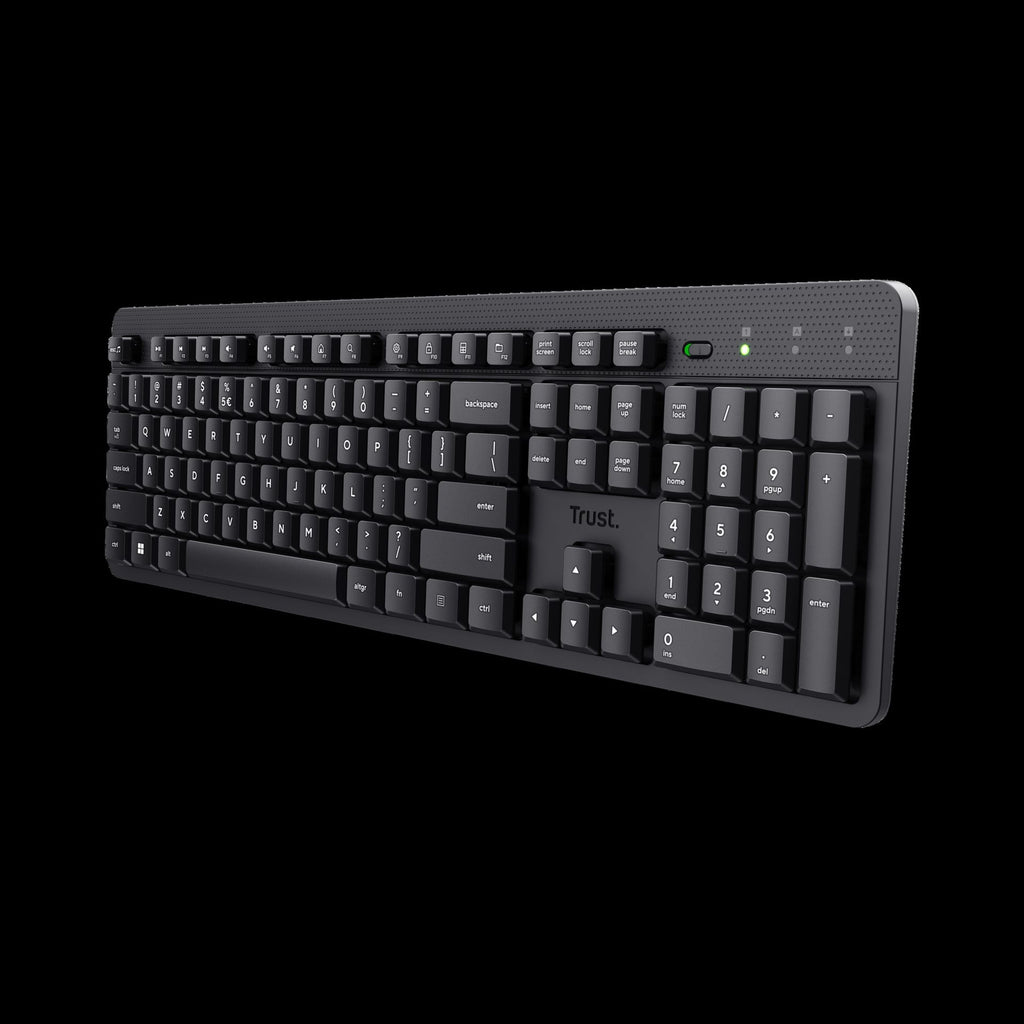 Trust Teclado Inalambrico en Español Fino y Silencioso - 25013