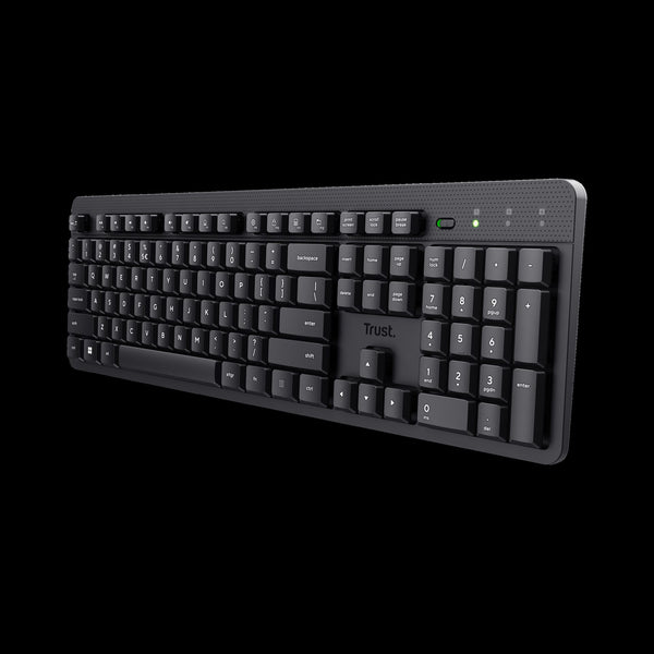 Trust Teclado Inalambrico en Español Fino y Silencioso - 25013