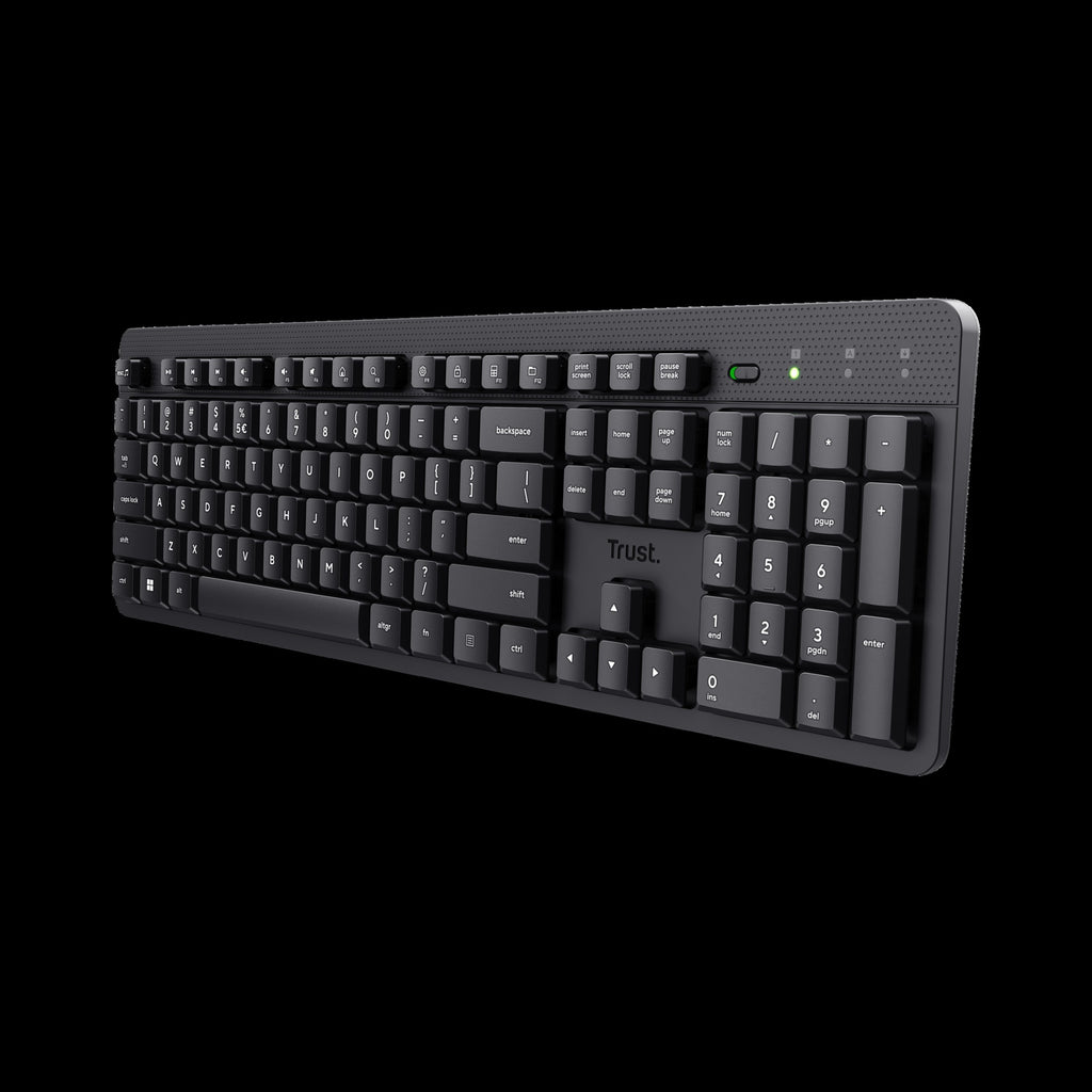 Trust Teclado Inalambrico en Español Fino y Silencioso - 25013