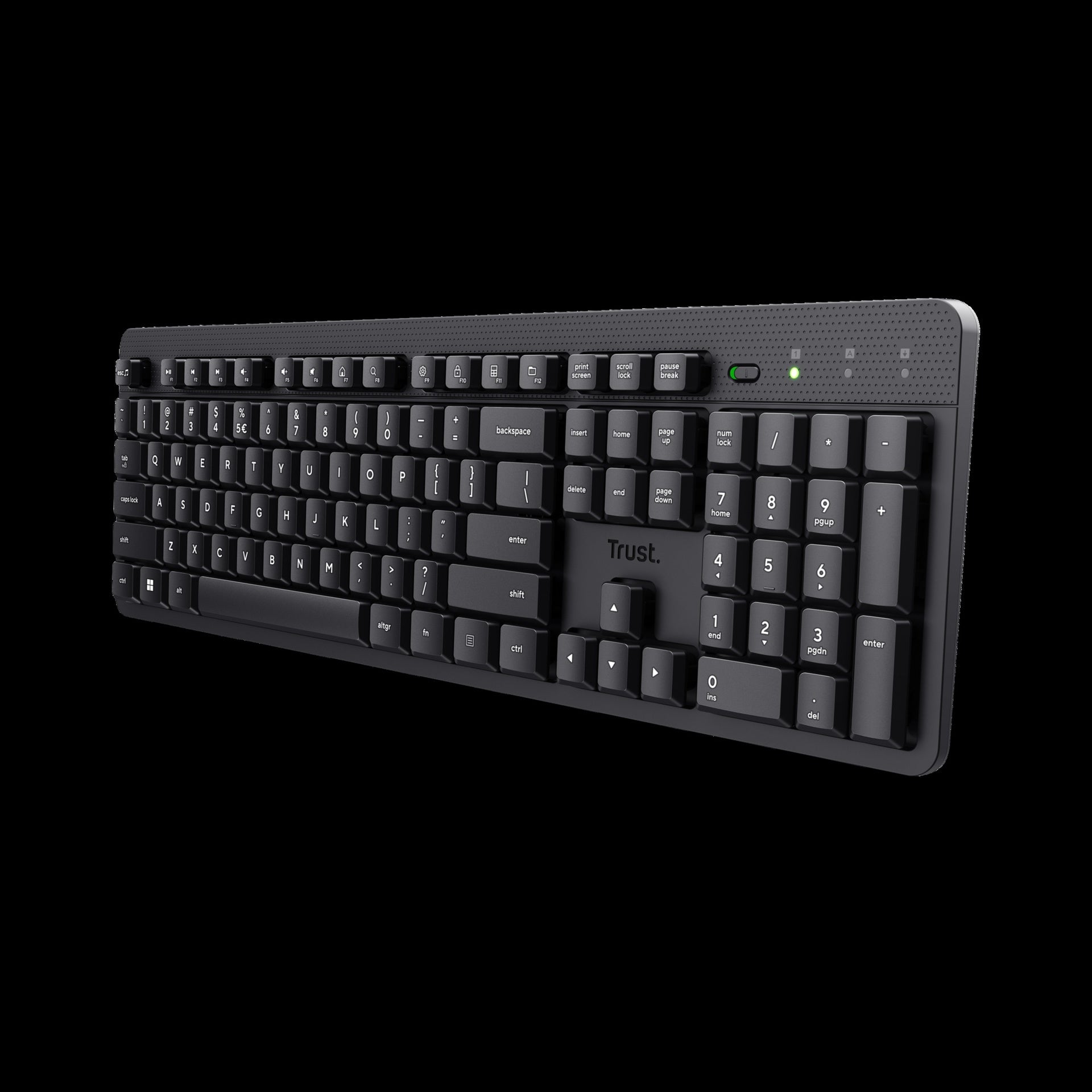 Trust Teclado Inalambrico en Español Fino y Silencioso - 25013