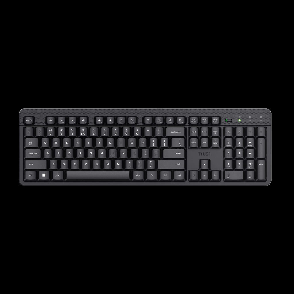 Trust Teclado Inalambrico en Español Fino y Silencioso - 25013