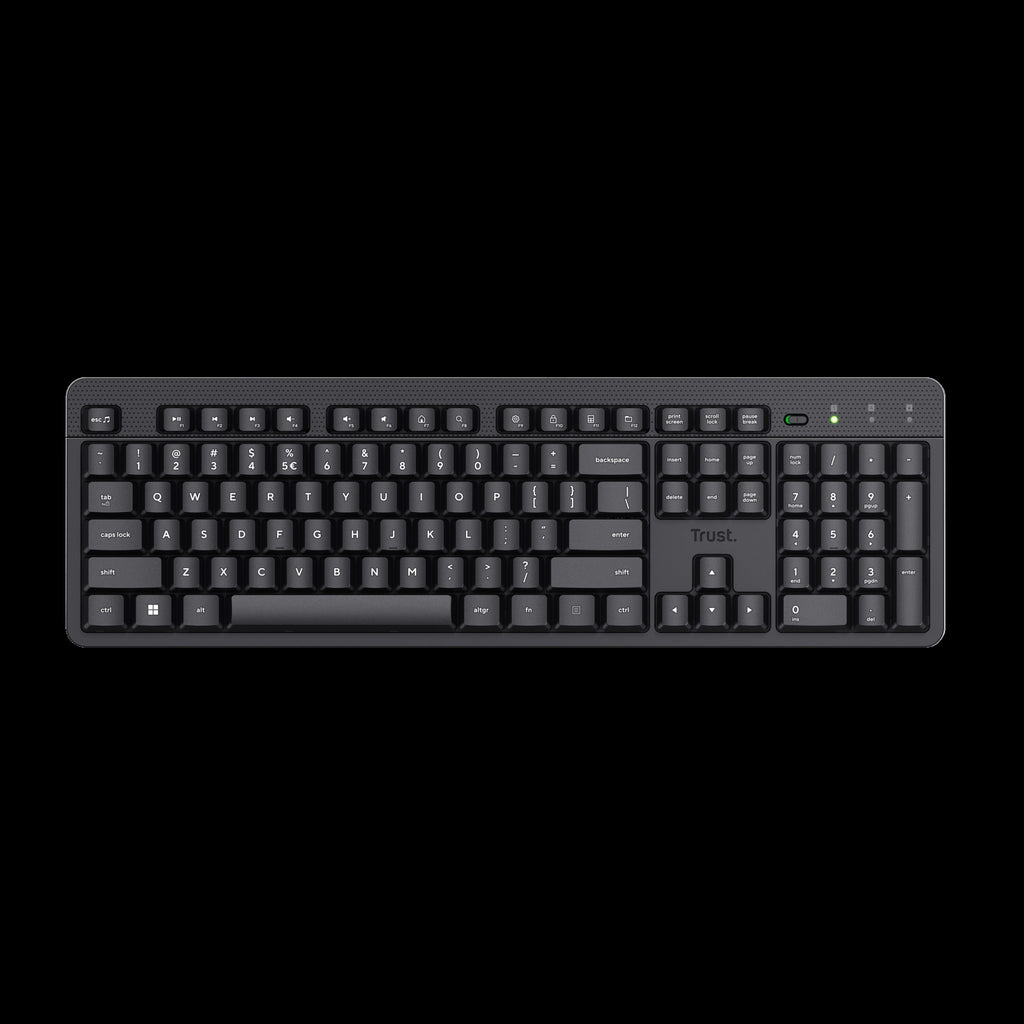 Trust Teclado Inalambrico en Español Fino y Silencioso - 25013