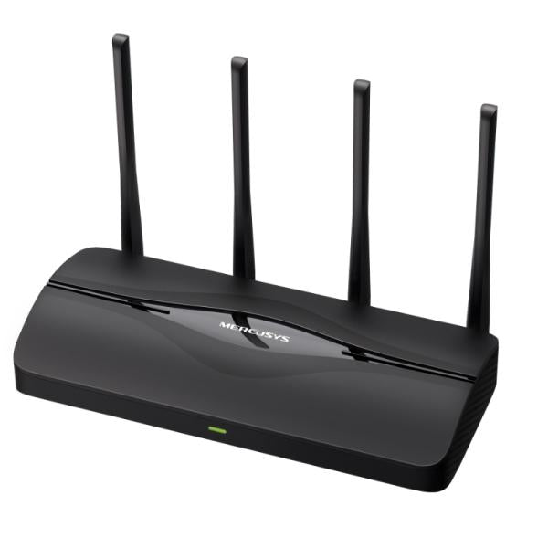 Router Mercusys Mr27be(eu) Dual Band 2.4/5 Ghz 3600 Mbps WIFI 7 Puertos WAN / LAN - Negro