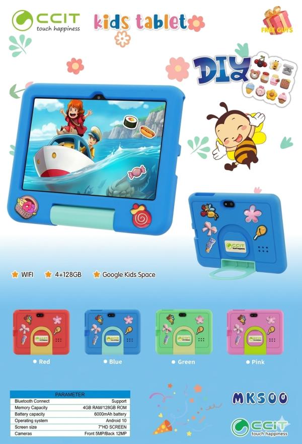 Tablet MK500 Kids Ccit - Celeste
