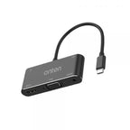 Cable Adaptador USB Tipo C a HDMI VGA Av OTN-9573S Onten