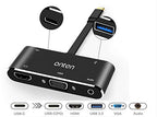 Cable Adaptador USB Tipo C a HDMI VGA Av OTN-9573S Onten