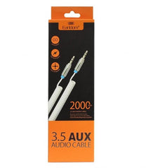 CABLE AUXILIAR 3.5MM A 3.5MM RESORTE ET-AUX12 EARLDOM NEGRO